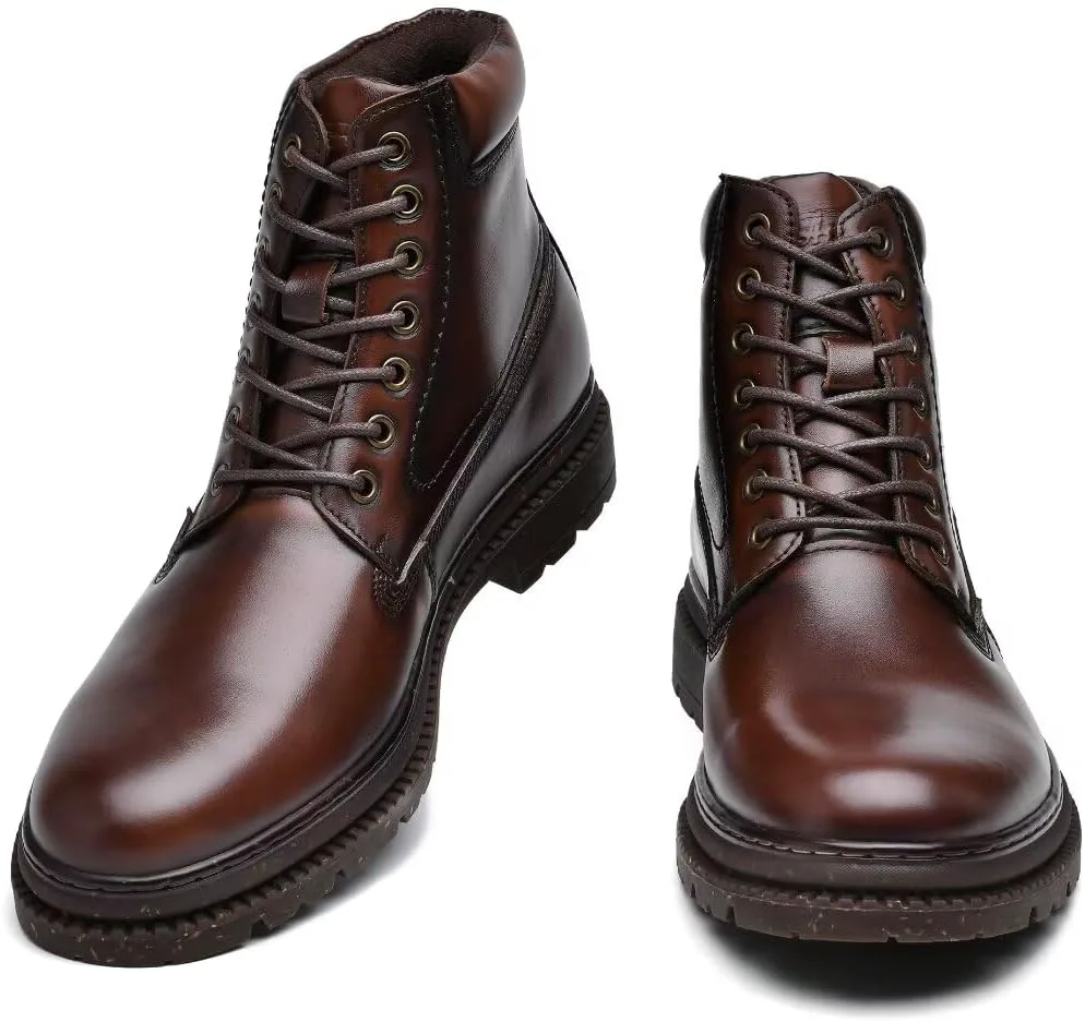 Мужские ботинки Arkbird Chukka из натуральной кожи, классические повседневные ботинки оксфордского стиля, темно-коричневый — фото 4
