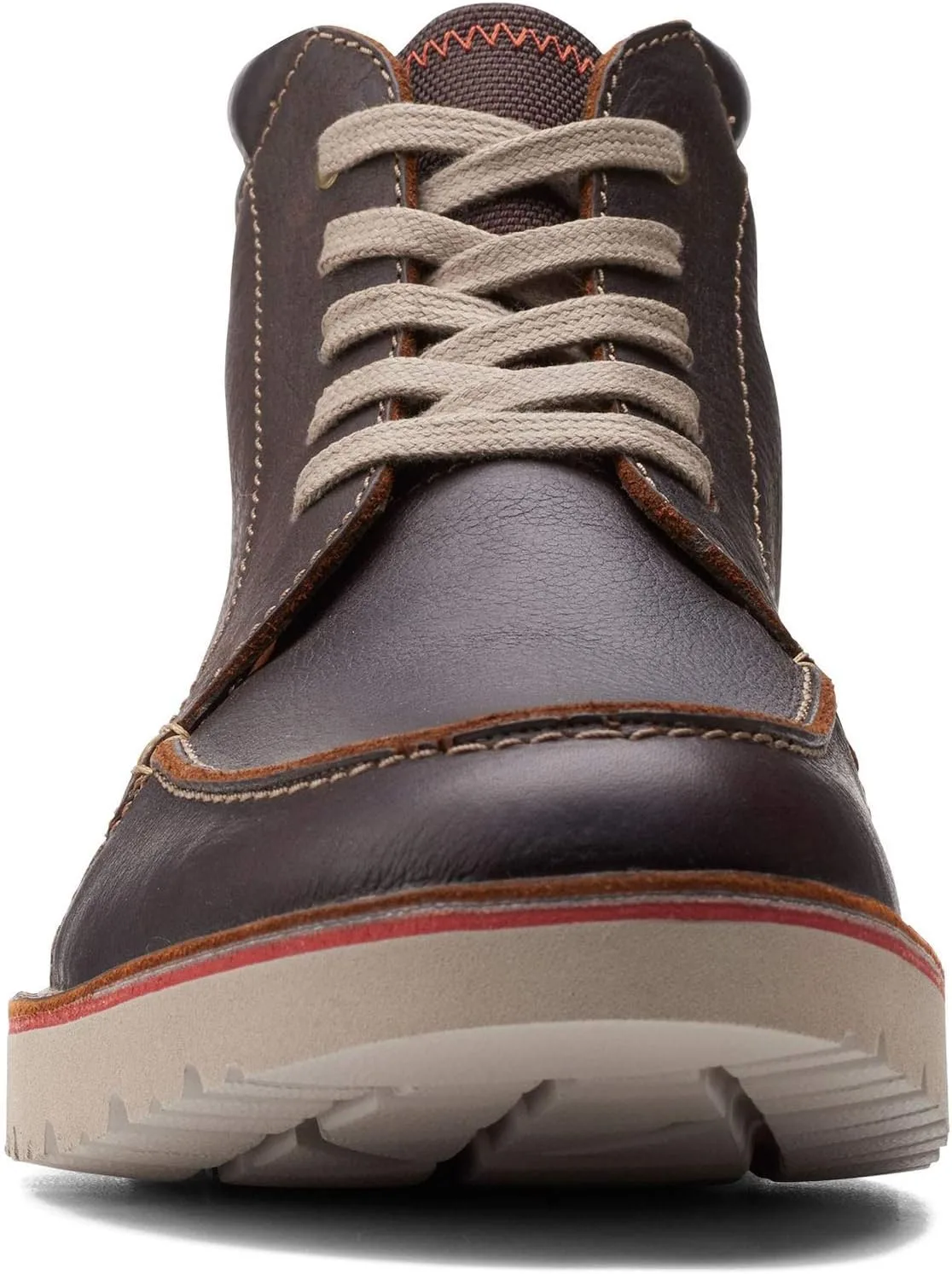 Мужские лоферы Clarks Vargo Moc - черная кожа - размер 11,5 (широкий) — фото 4