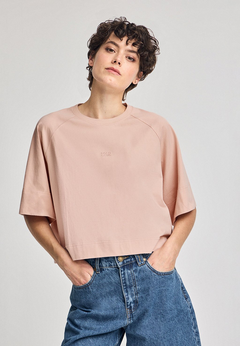

Базовая футболка BOXY FIT Polo Club, лосось