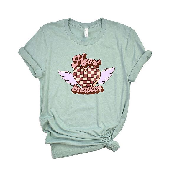 

Футболка с принтом Heart Breaker Wings Simply Sage Market, Seafoam, Зеленый, Футболка с принтом Heart Breaker Wings Simply Sage Market, Seafoam