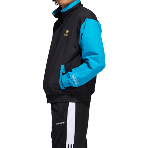 Куртка adidas originals Shadow TR WB Sports Jacket Black, черный — фото 4