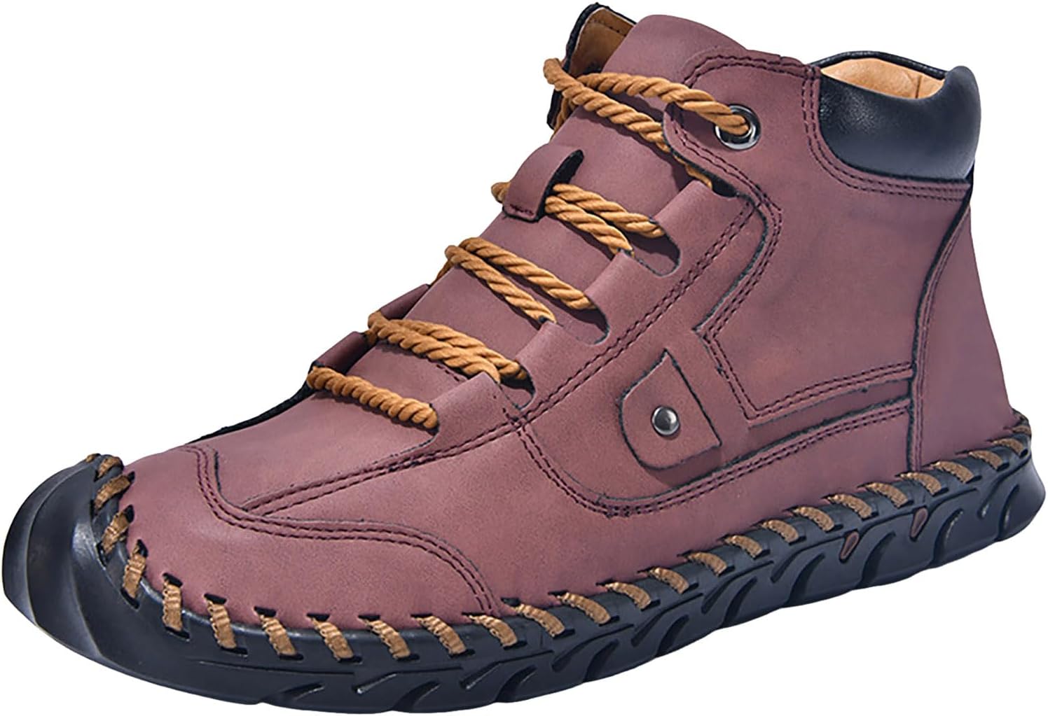 

Кроссовки для мужчин IWIHMIV, противоскользящие, для ходьбы, легкие беговые, для улицы, повседневные, спортивные, теннисные, красный