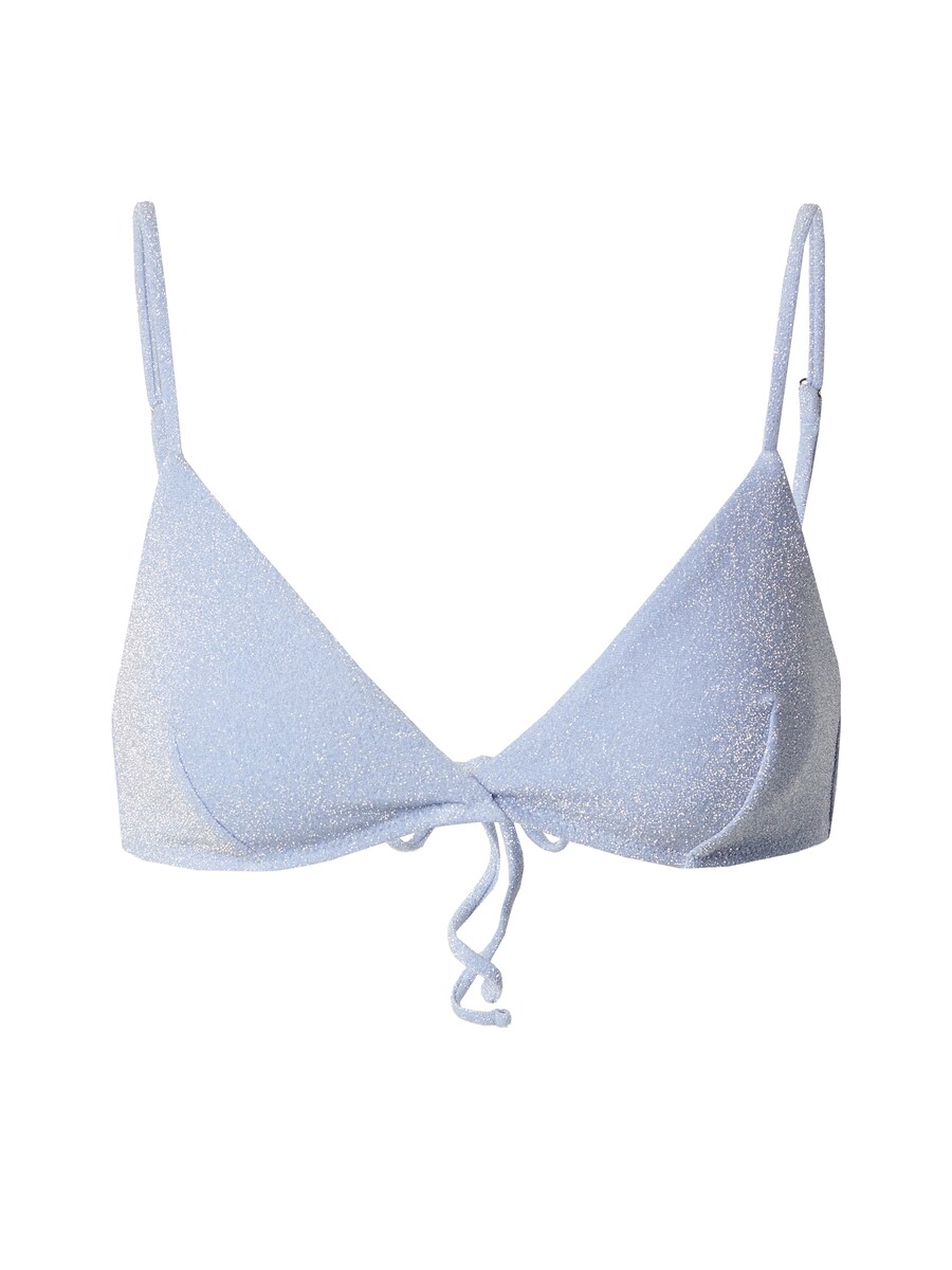 

Треугольный бикини-топ Samsøe Samsøe Triangle Bikini Top ALYSSA, светло-синий