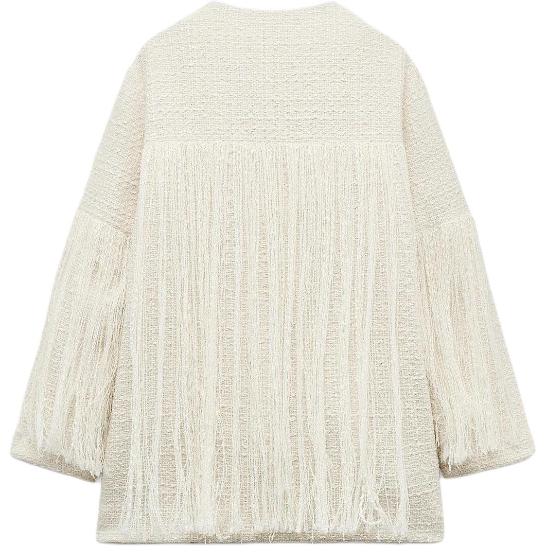 ZARA Куртка ZW Series женская натурального цвета, Natural — фото 4