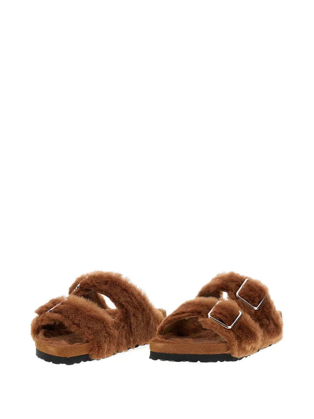 Сандалии Arizona с пряжками Birkenstock, коричневый — фото 2