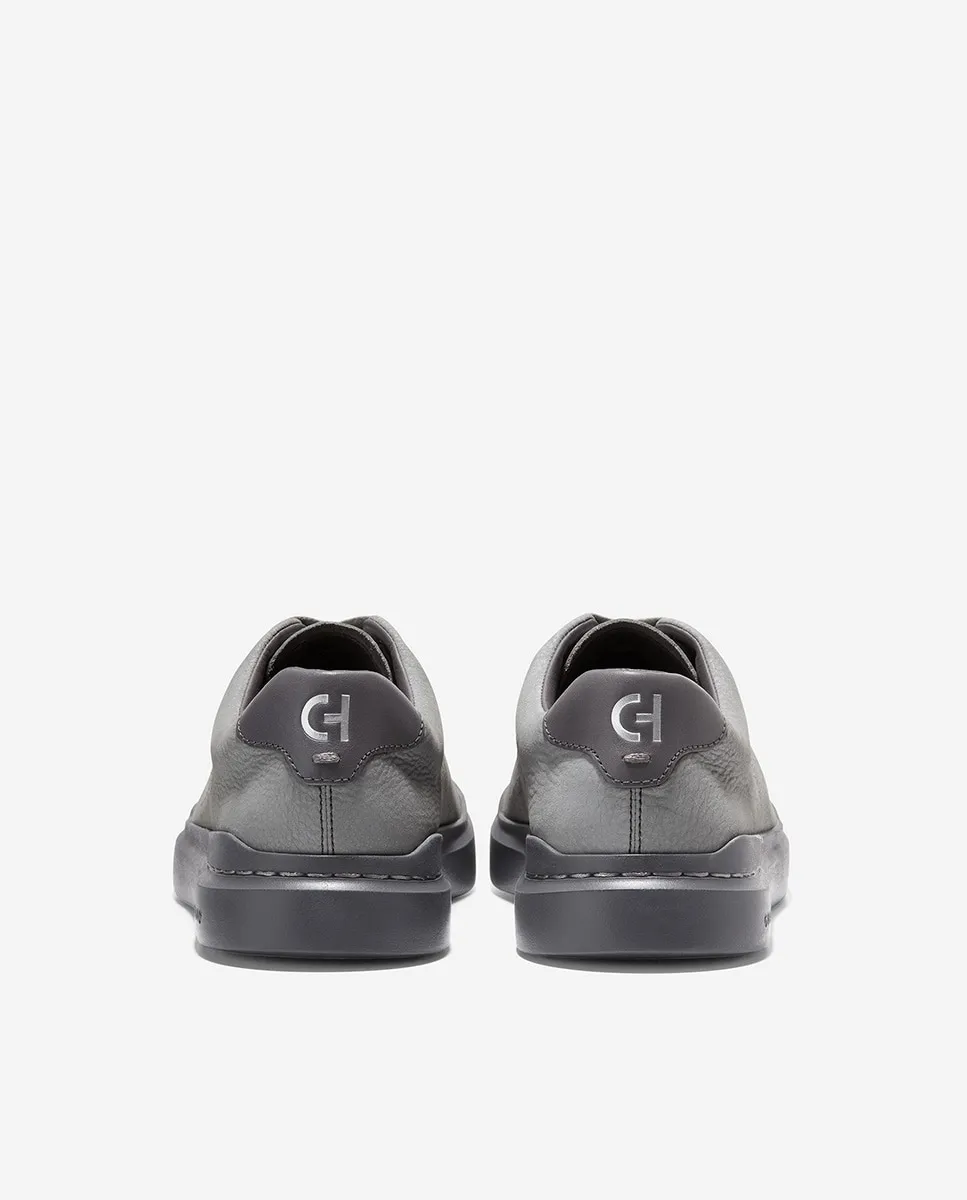 Мужские кожаные кроссовки из перфорированного нубука Cole Haan, светло-серый — фото 3
