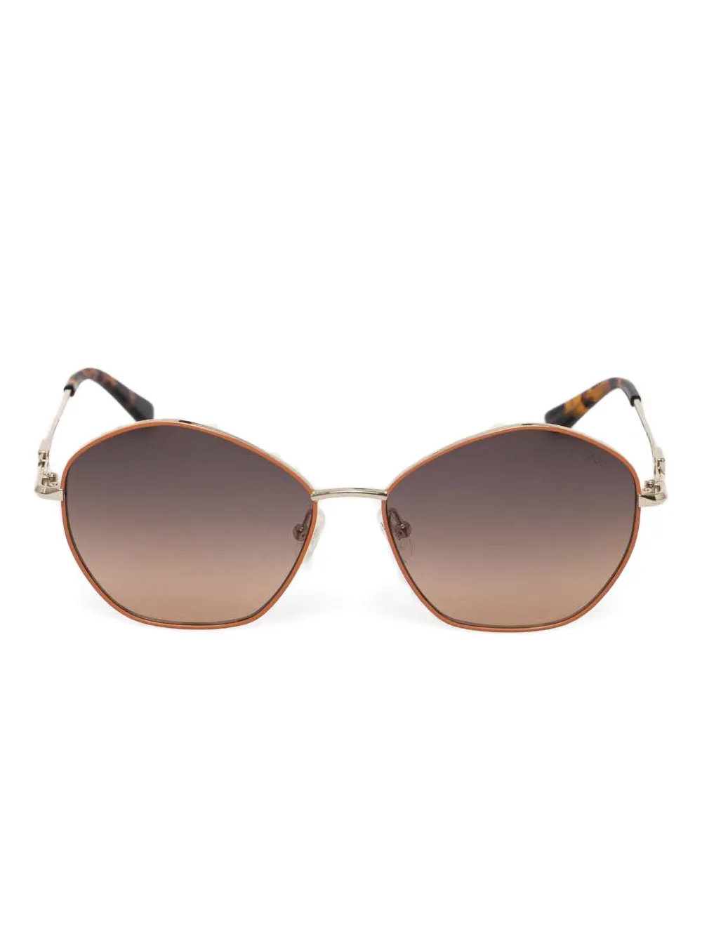 

Солнцезащитные очки в оправе пилота GUESS EYEWEAR, коричневый