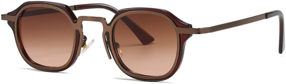 

Мужские круглые солнцезащитные очки, женские солнцезащитные очки с металлической оправой и защитой от УФ-излучения UV400. Мужские и женские очки с металлической оправой generic, 4