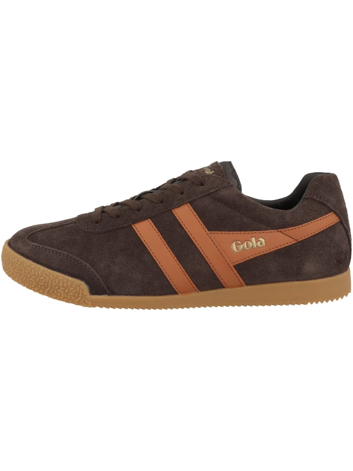 

Кроссовки на шнуровке Gola Sneaker low Harrier Suede, темно-коричневый