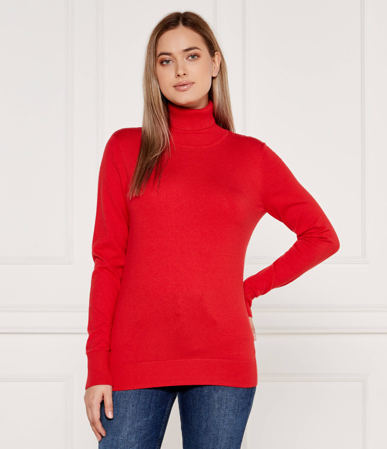 

Свитер Silvian Heach Regular Fit, красный