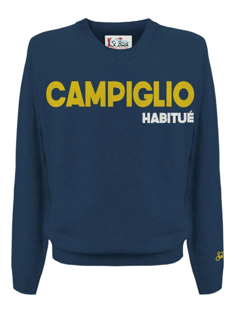 

Свитер с круглым вырезом MC2 SAINT BARTH, синий