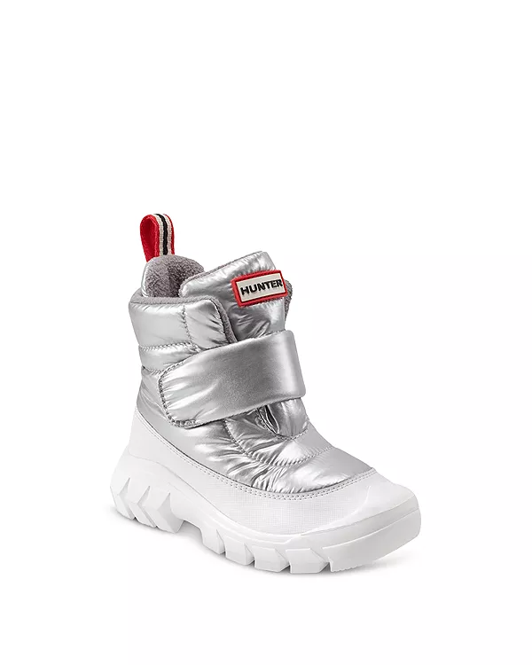

Водонепроницаемые ботинки-иглу унисекс для детей младшего возраста. Hunter, серебряный