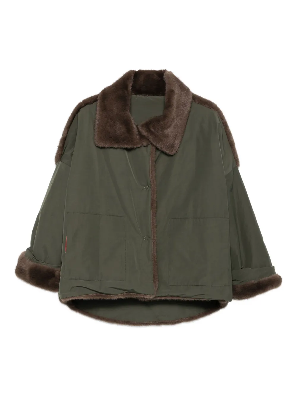 

Куртка с искусственным мехом Collection Privée, зеленый