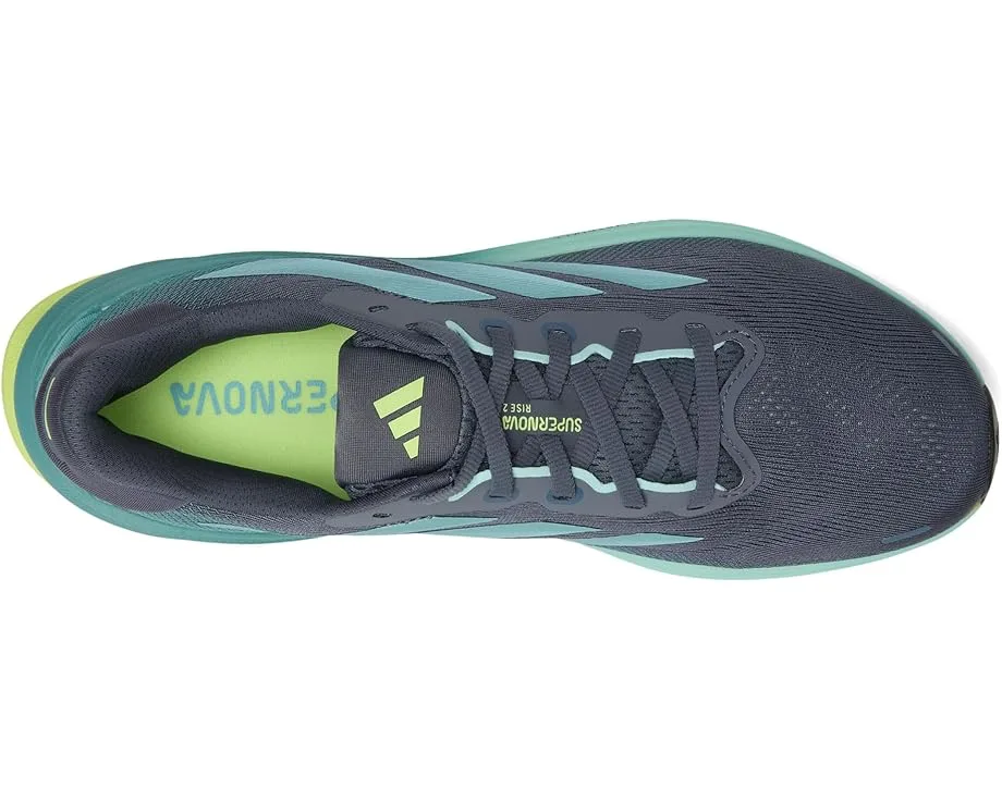 Кроссовки Adidas Supernova Rise 2 Running Shoes, Onix/Mint Ton/Yellow — фото 2
