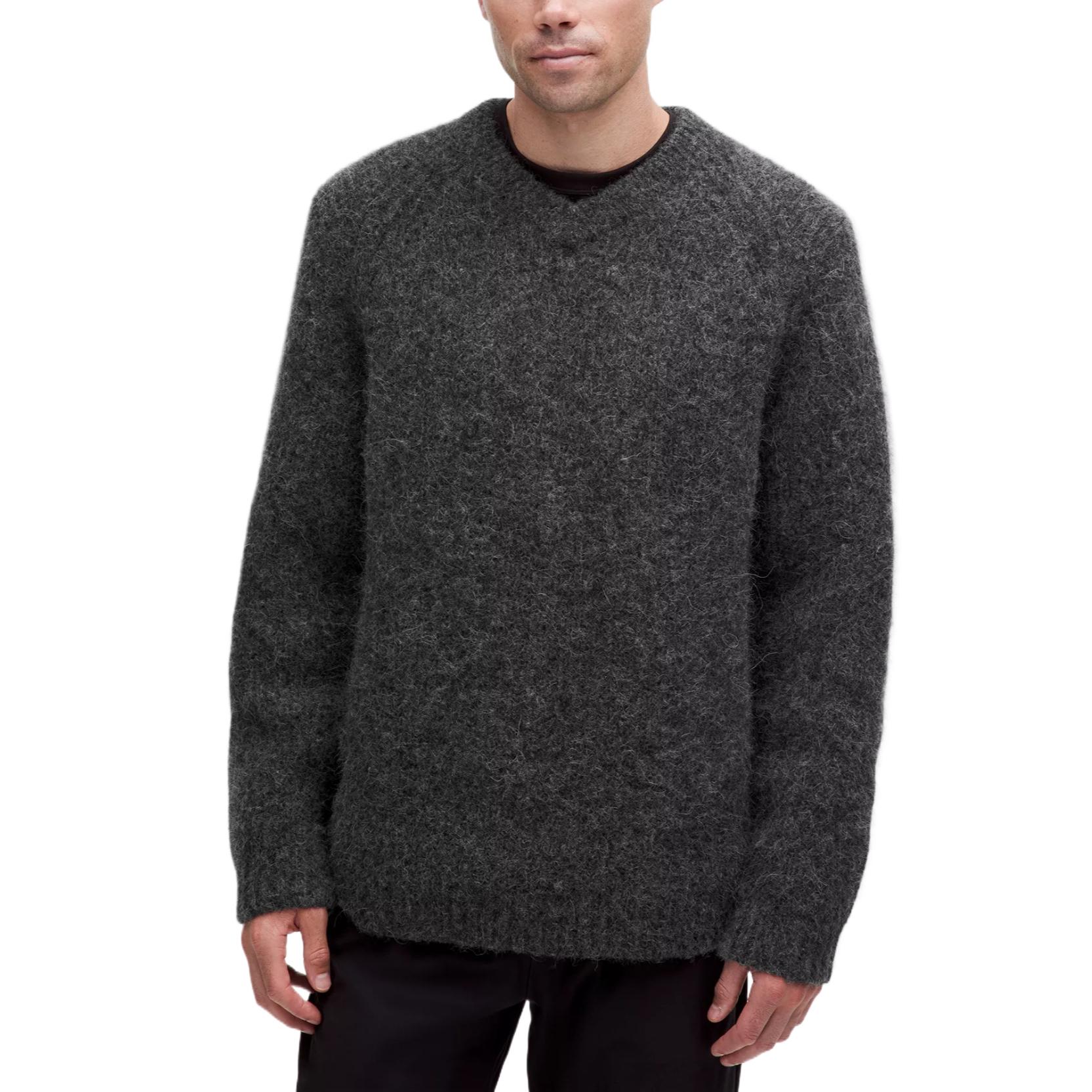 

Свитер с V-образным вырезом из смесовой альпаки мужской Lululemon, серый/графитовый