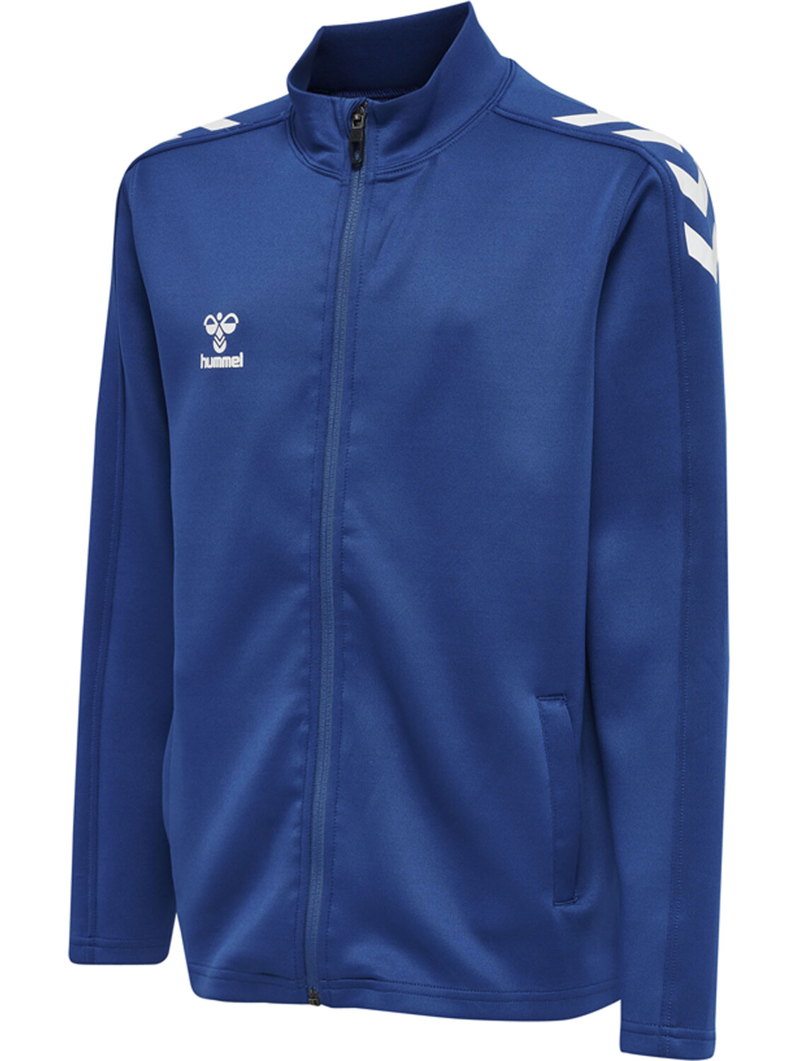Толстовка Hummel Reißverschlussjacke Hmlcore Xk Poly Zip Sweat Kids, цвет TRUE BLUE — фото 4