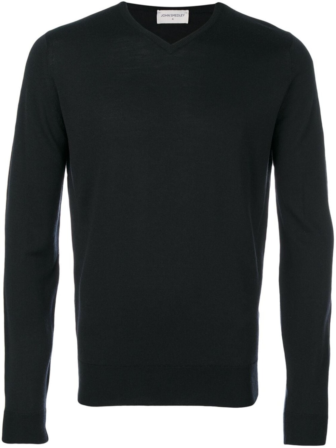 

John Smedley джемпер с V-образной горловиной, черный
