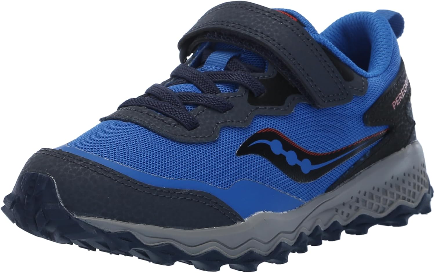 

Детские кроссовки Saucony с альтернативной застежкой на липучке, черный/синий