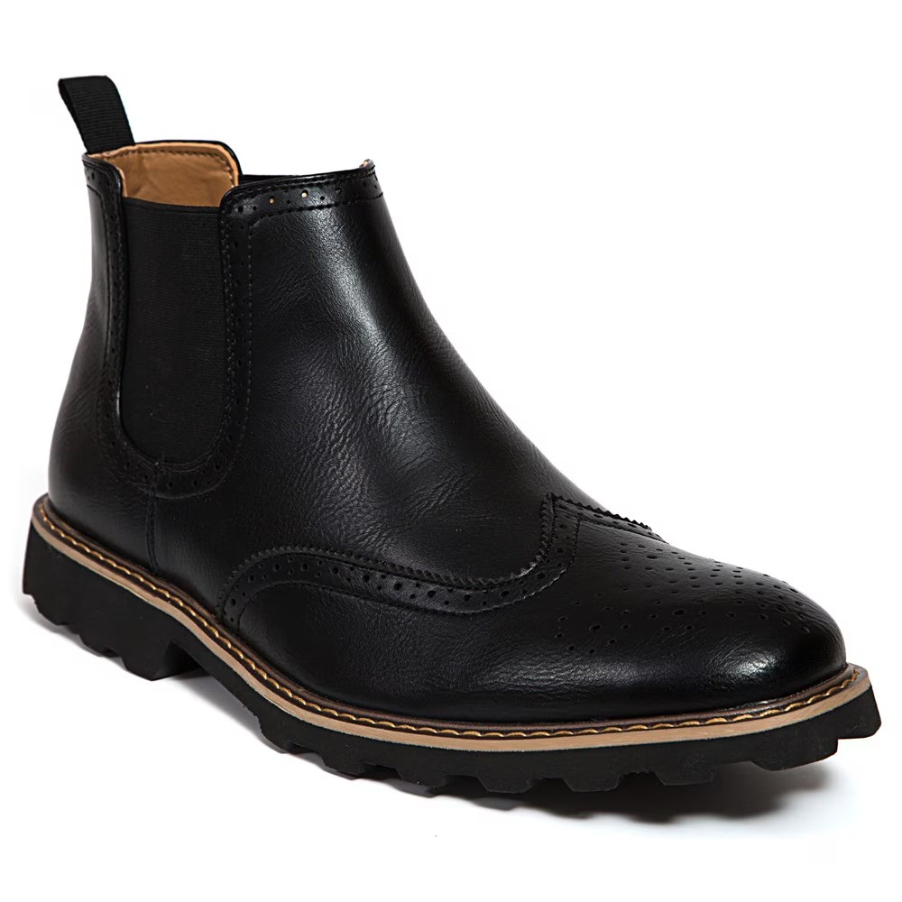 

Ботинки Brayden Wingtip Chelsea Deer Stags, черный