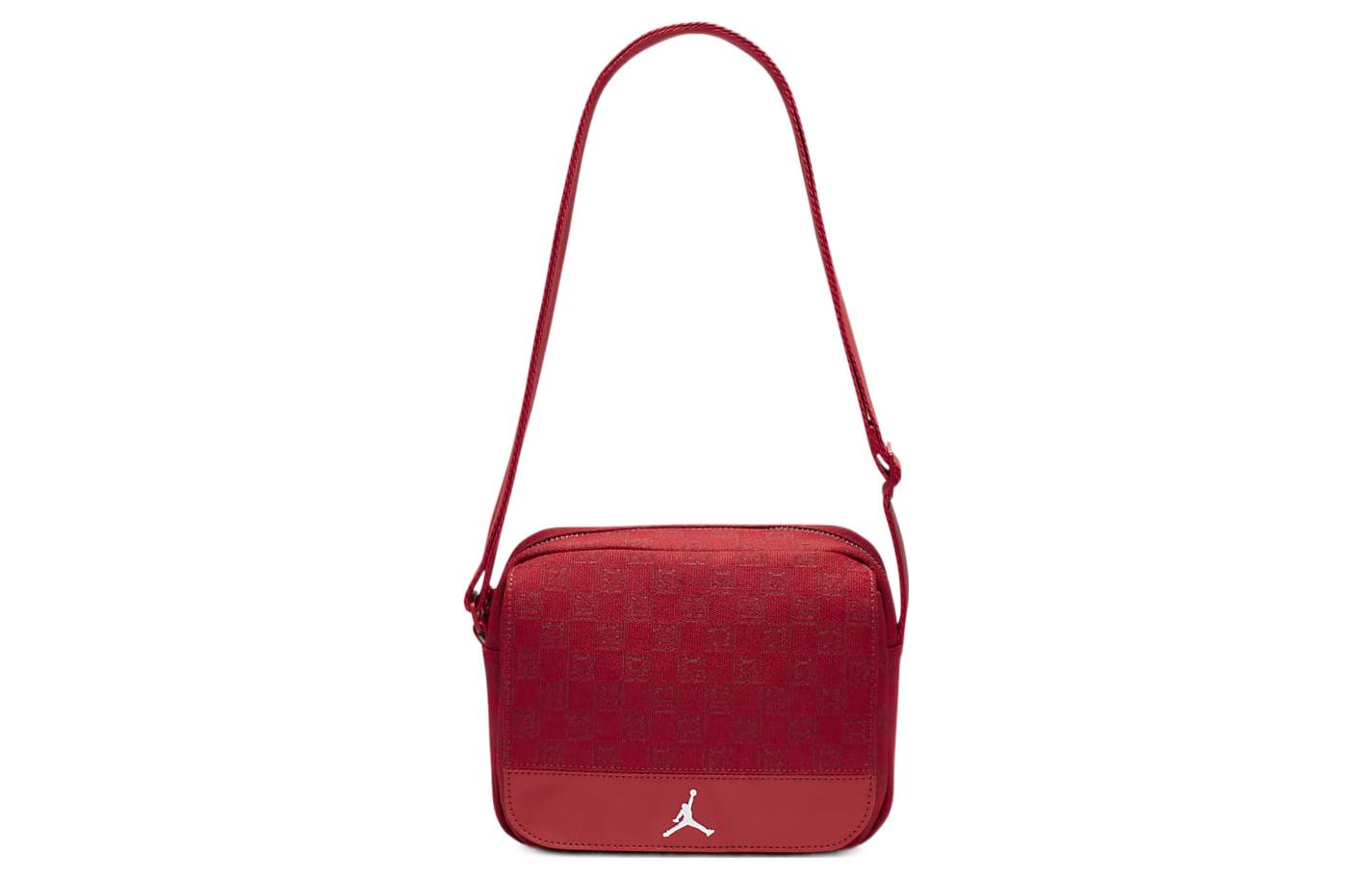 

Полиэстеровая наплечная сумка через плечо унисекс красная Jordan