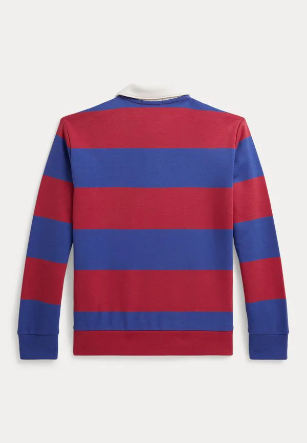 Французская махровая толстовка для регби 714y Polo Ralph Lauren, Red/Blue — фото 2