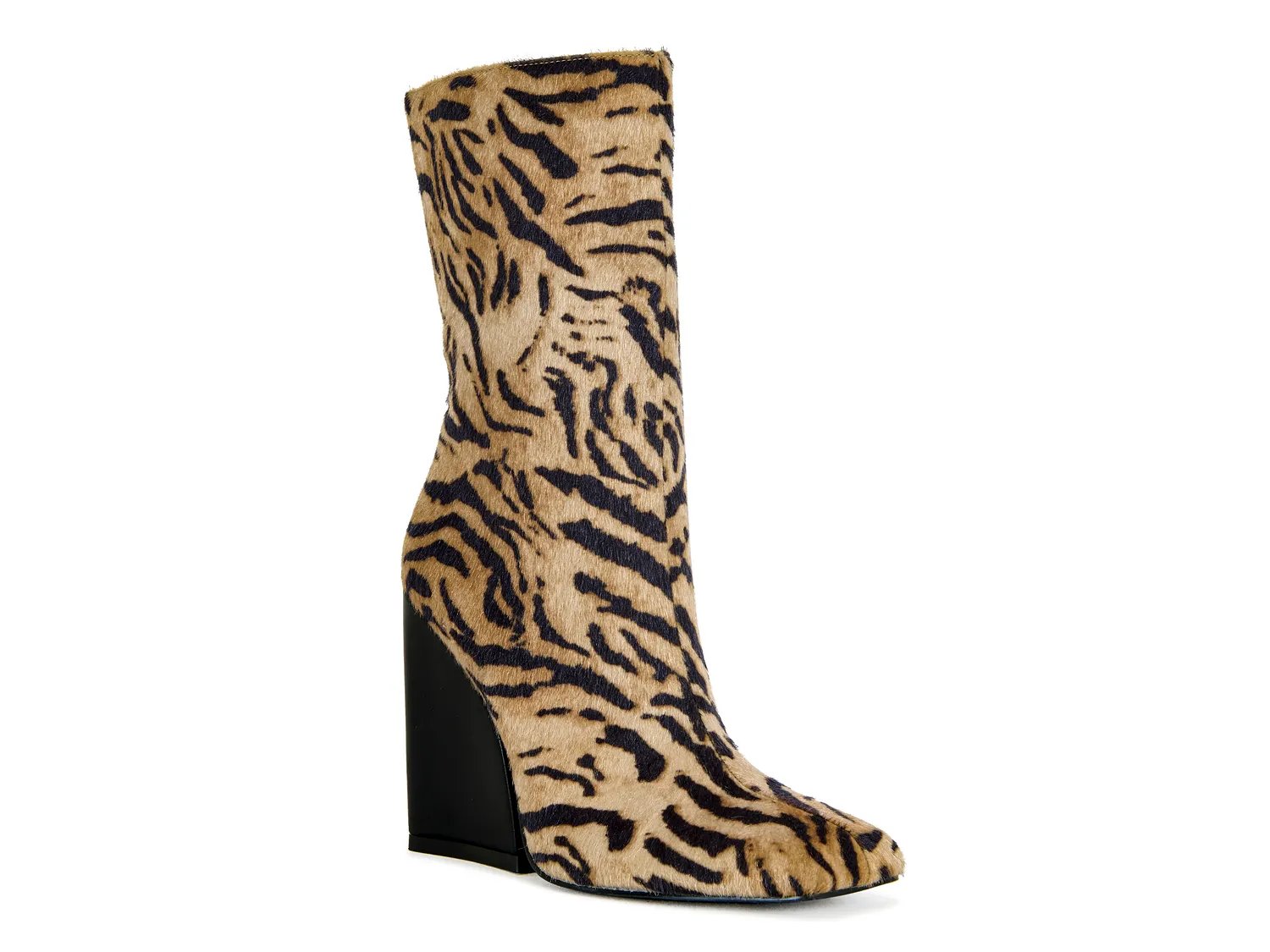 Ботинки Azalea Wang Notebook Bootie, Brown Tiger Print