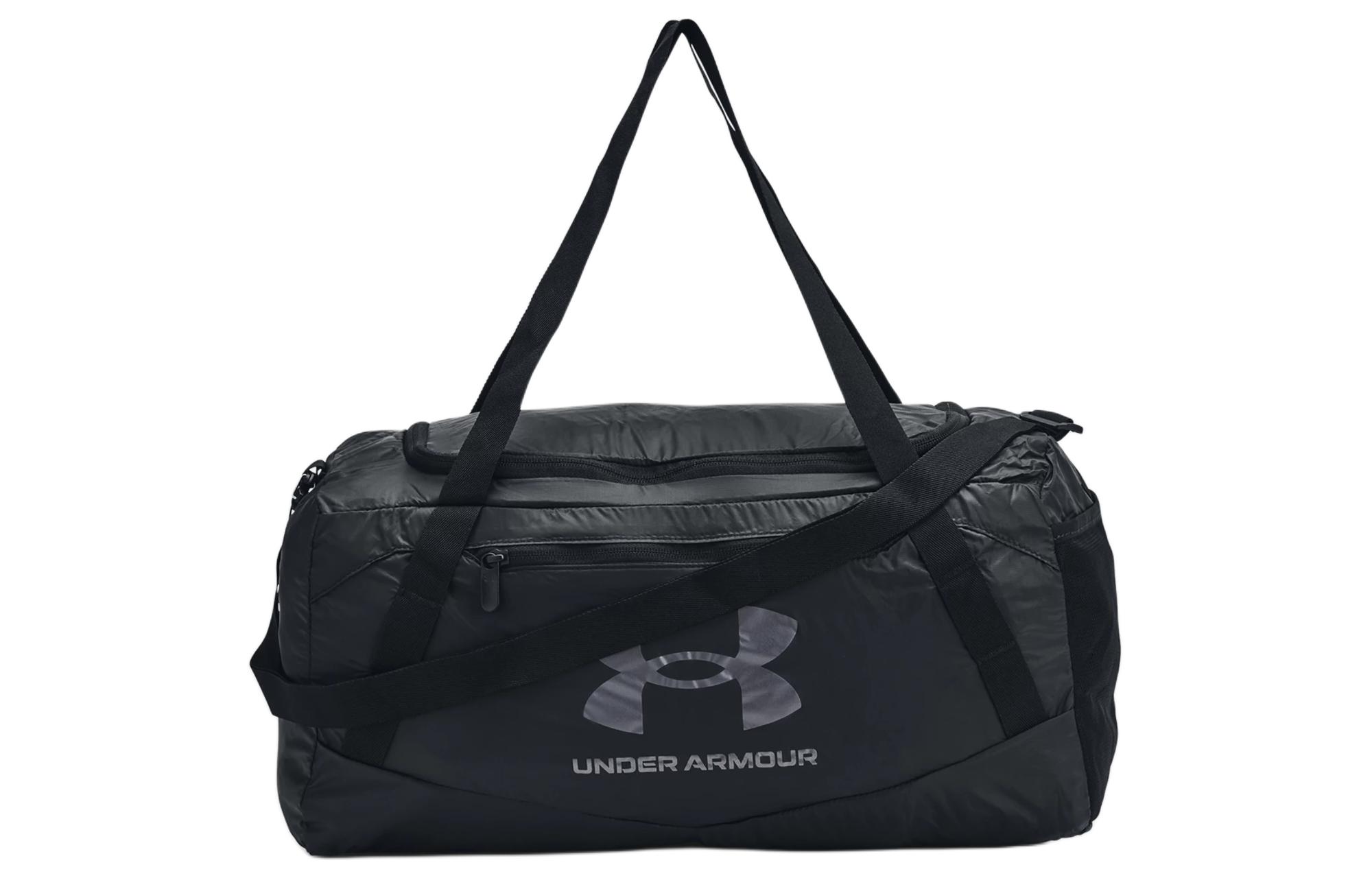 

Under Armour Дорожная сумка черная и металлик стальной, Black & Metal Gunmetal