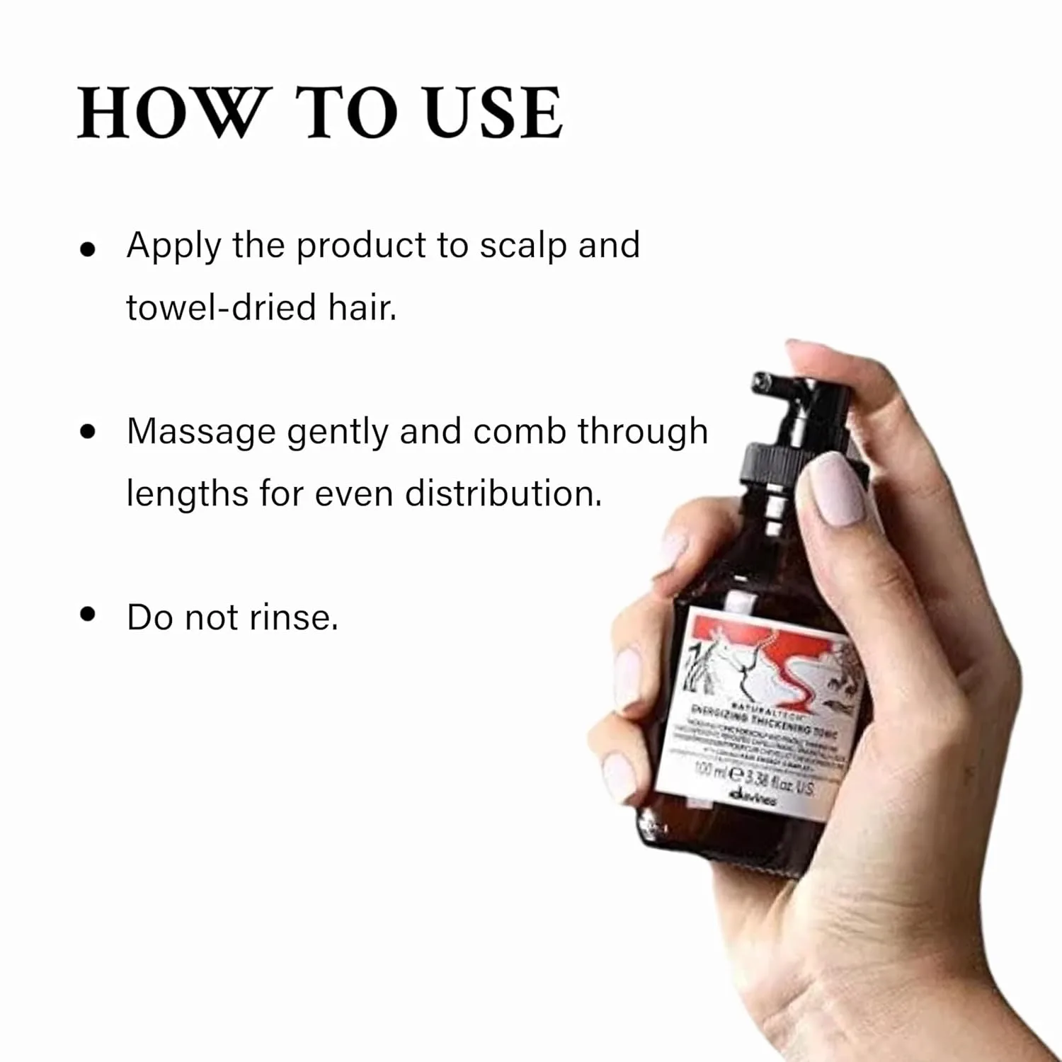 Davines Naturaltech Energizing Thickening Tonic, тонизирующий и укрепляющий лосьон для истонченных волос и против выпадения, с кофеином Phytoceuticals, мгновенно уплотняет волос, дорожный размер, 100 мл — фото 4