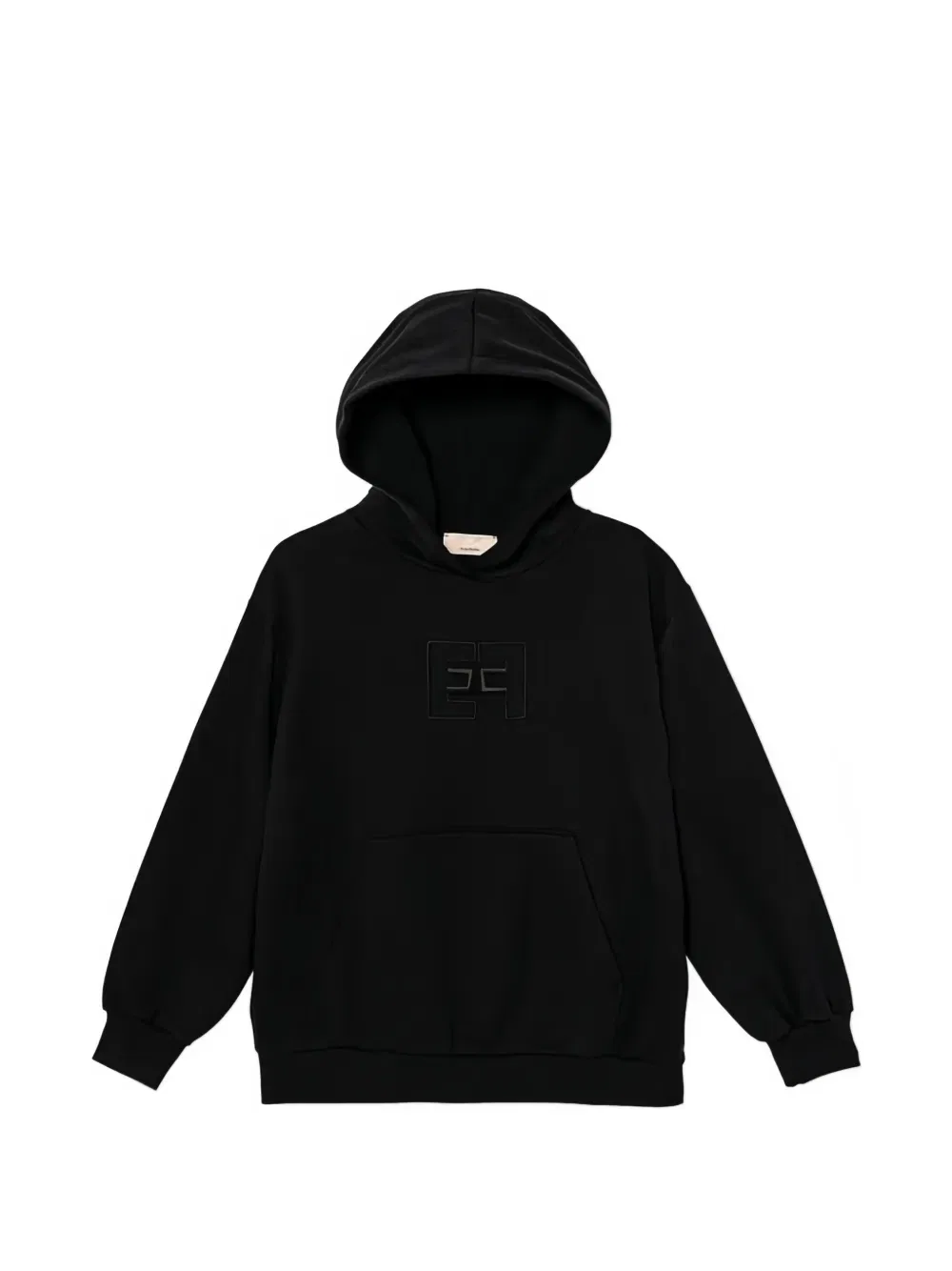 Худи с логотипом Elisabetta Franchi La Mia Bambina, черный