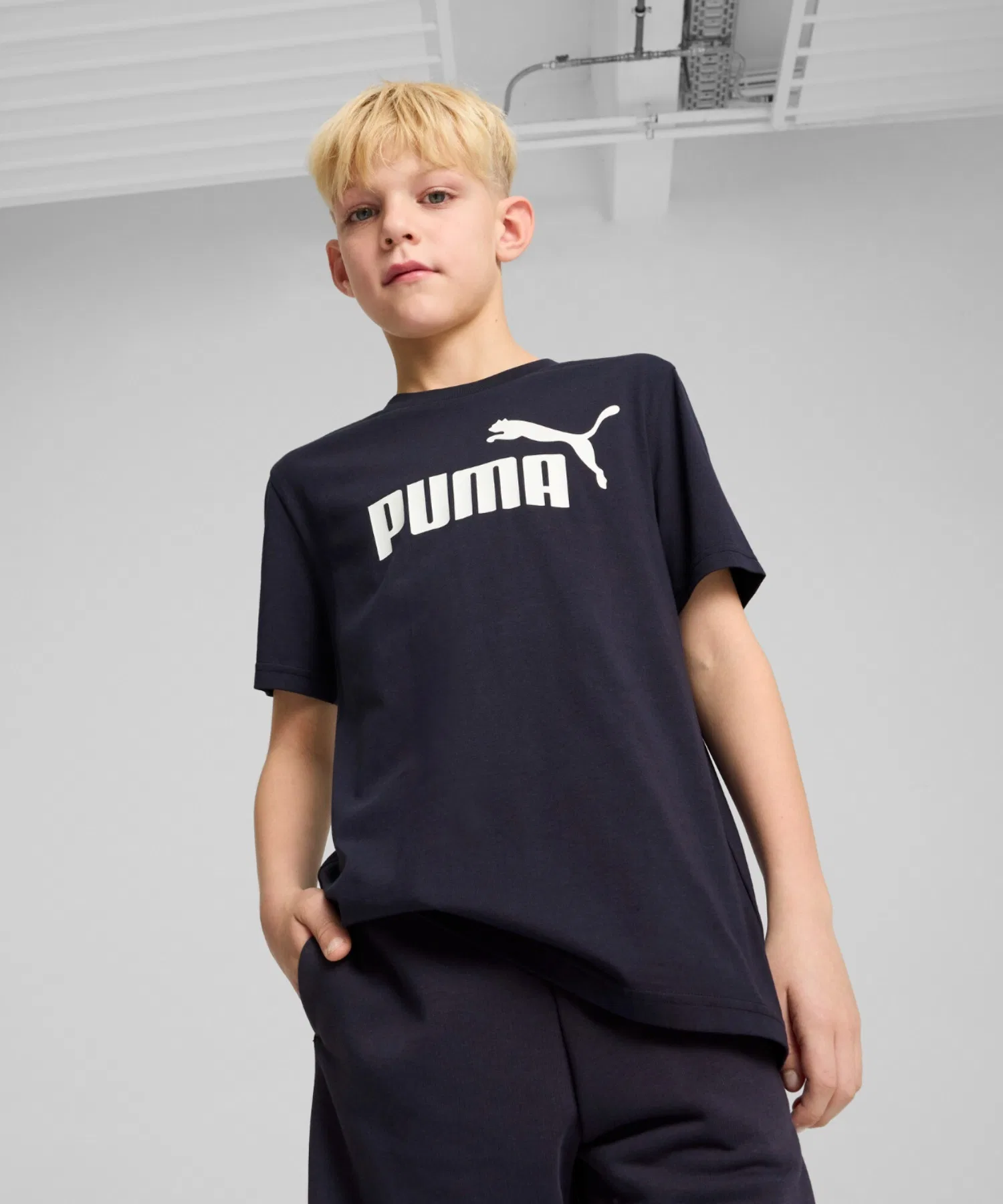 Детская футболка PUMA ESS No. 1 Logo Tee с коротким рукавом