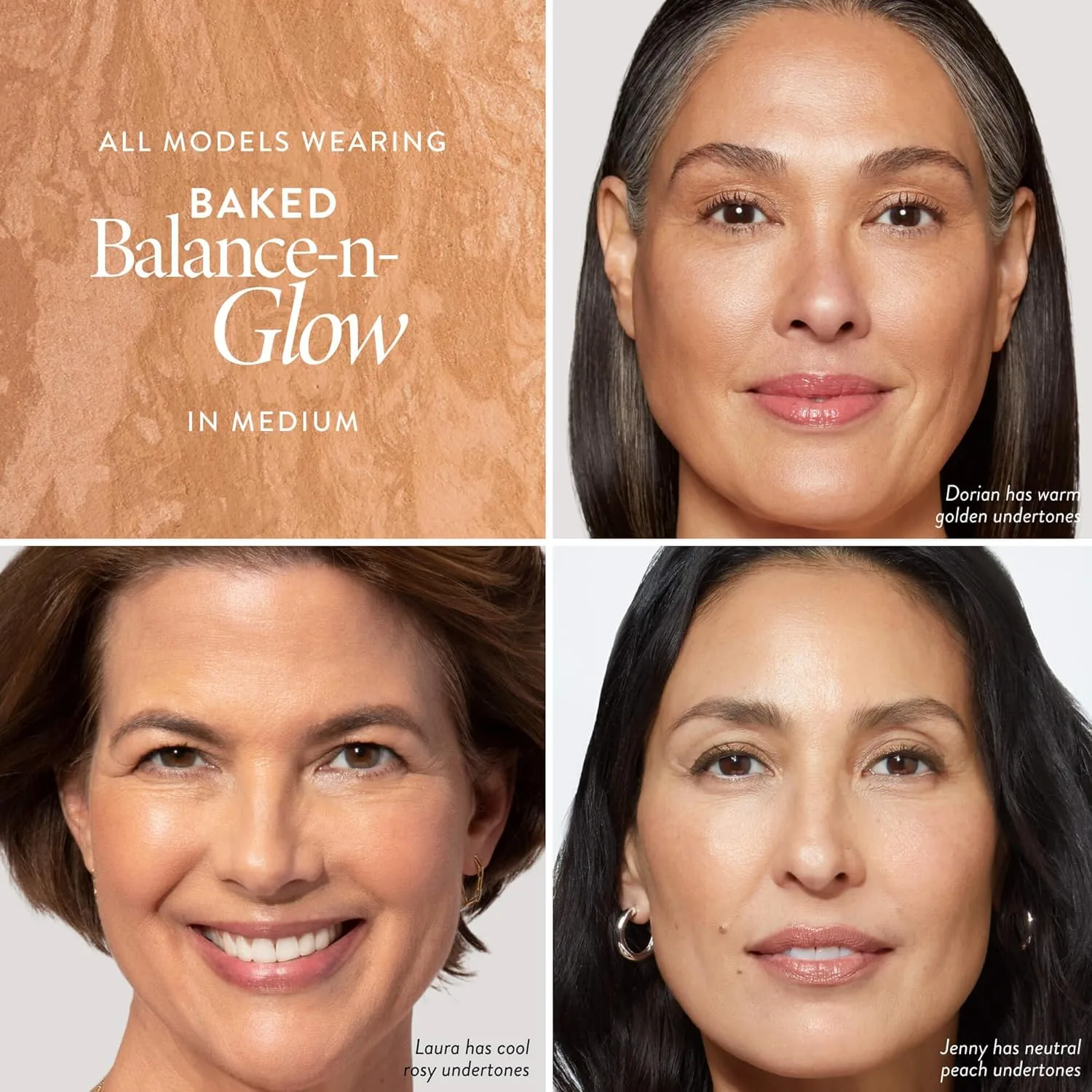 Запеченная тональная основа LAURA GELLER NEW YORK Balance-N-Glow Illuminating Foundation - Средняя степень покрытия - Регулируемая плотность покрытия от легкого до полупрозрачного - Сатиновый финиш, 04 Medium — фото 4