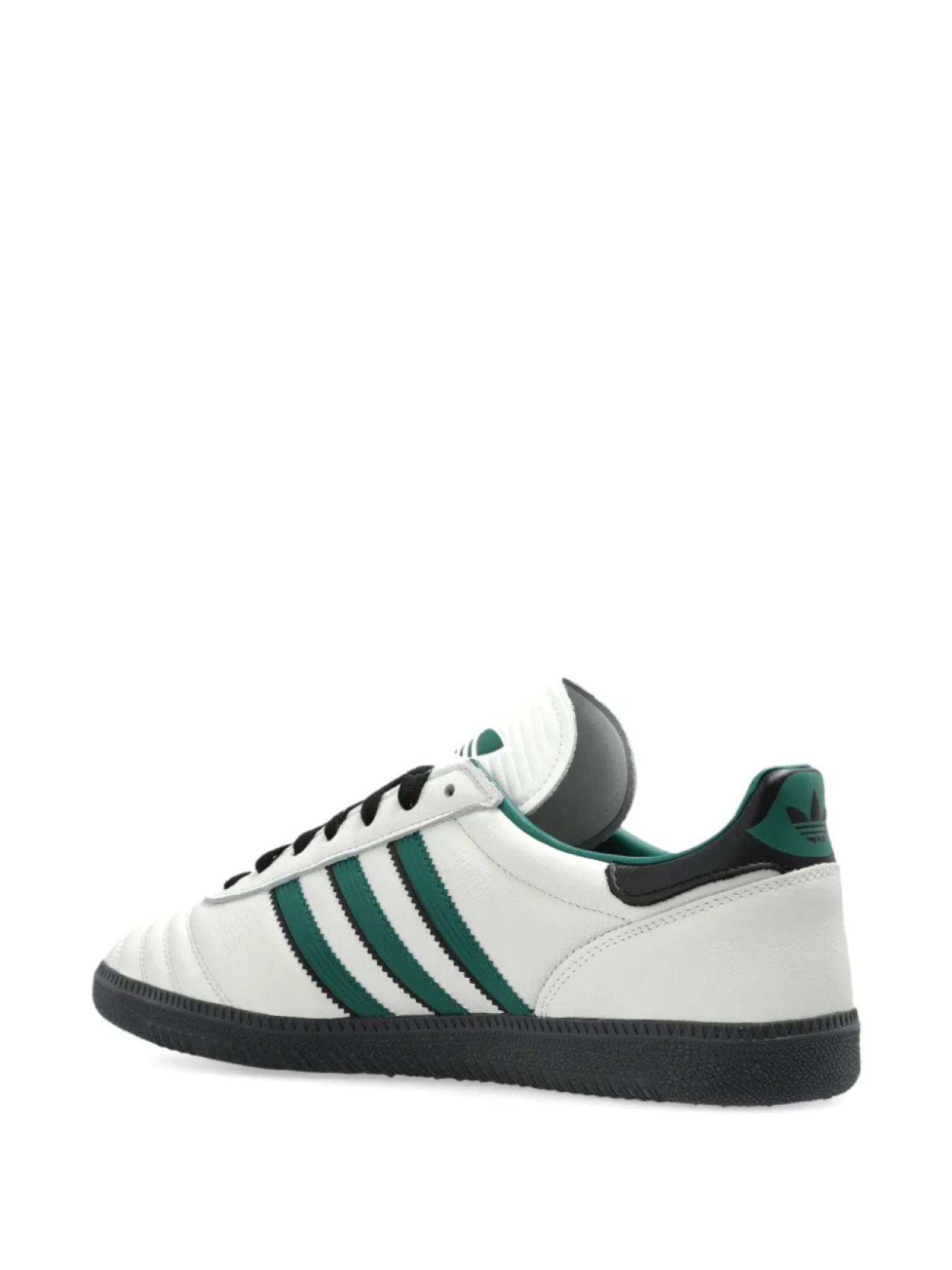 Кроссовки Adidas Samba Classic "Бело-зеленые", белый — фото 3