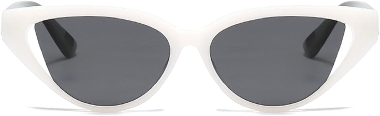 

Солнцезащитные очки «кошачий глаз» с эффектом геля, модные женские градиентные оттенки, защита от УФ-излучения UV400, мужские ретро-очки в стиле «чайный» 427 Melrose, White