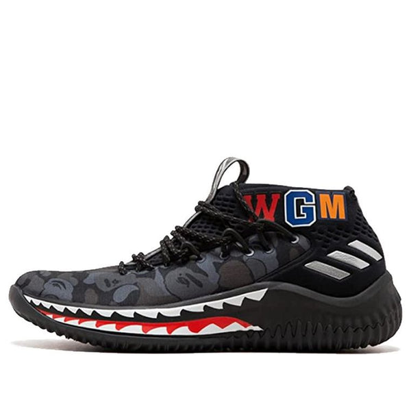 

Кроссовки x a bathing ape dame 4 'black camo' Adidas, мультиколор, Черный, Кроссовки x a bathing ape dame 4 'black camo' Adidas, мультиколор