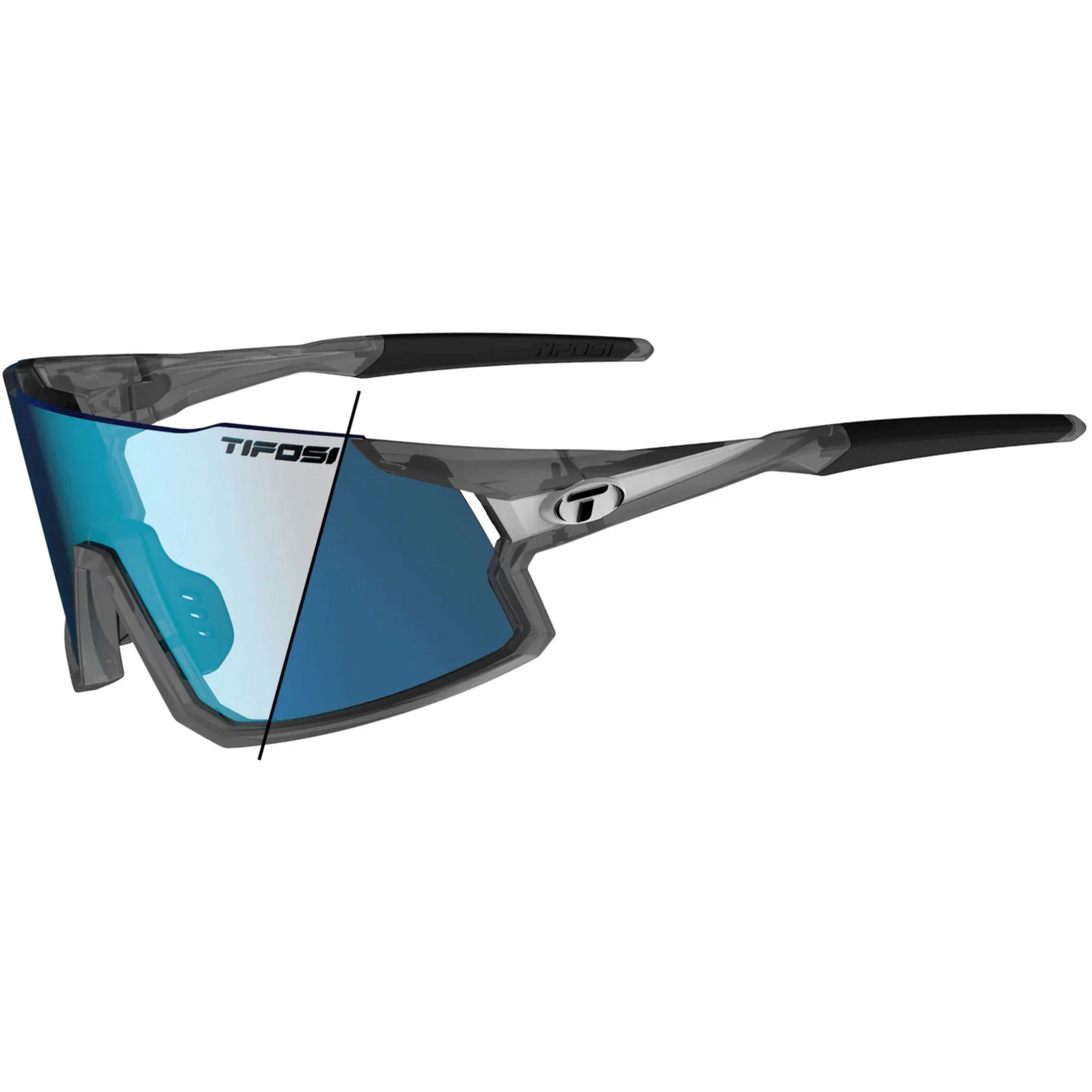 

Велосипедные очки Stash Tifosi Optics, Matte Smoke Fototec/Clarion Blue Fototec