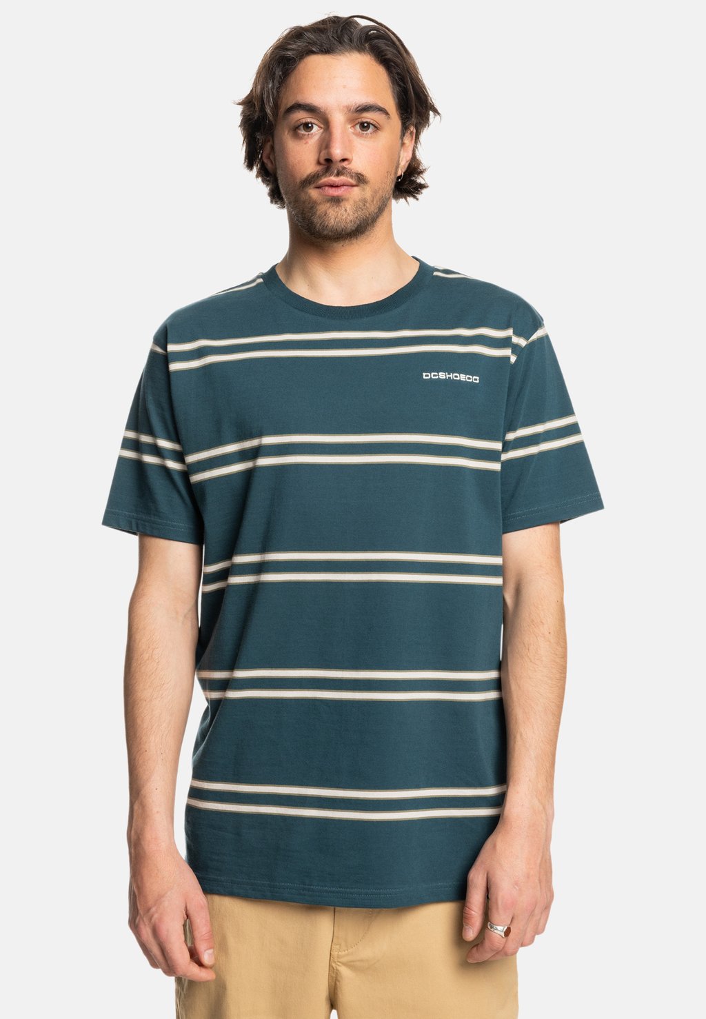 

Футболка с принтом PORTSIDE STRIPE DC Shoes, зеленый