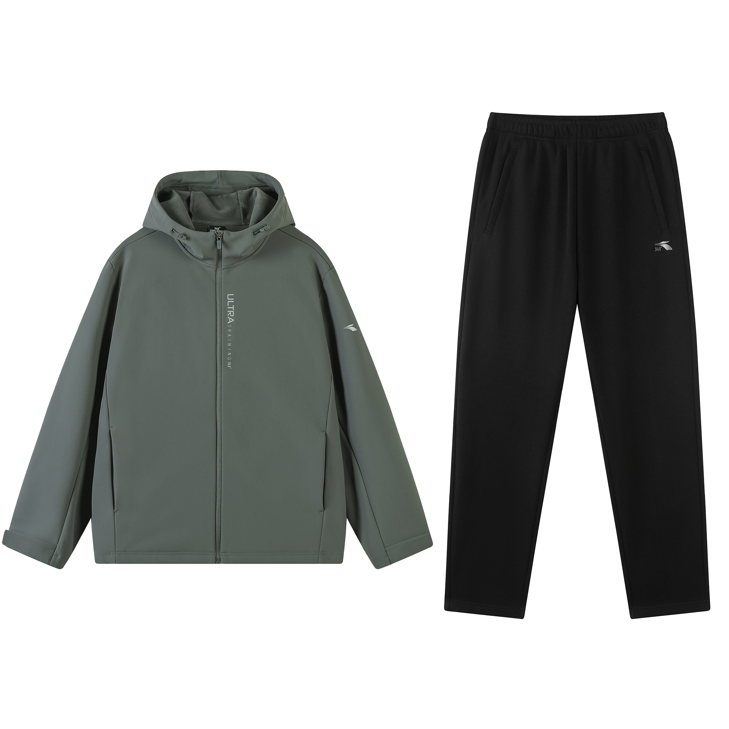 

Повседневный худи Unisex Casual Sportswear 361°, mud seaweed+super черный