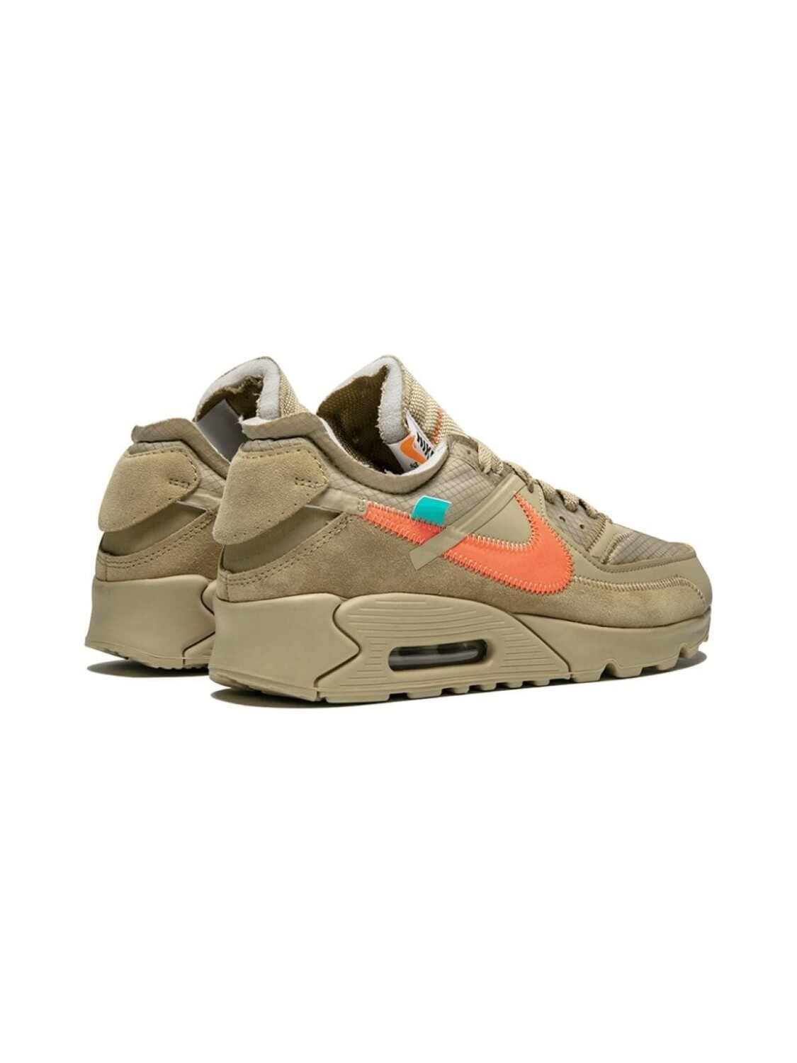 Кроссовки 'The 10th' Air Max 90 Nike X Off-White, бежевый — фото 3