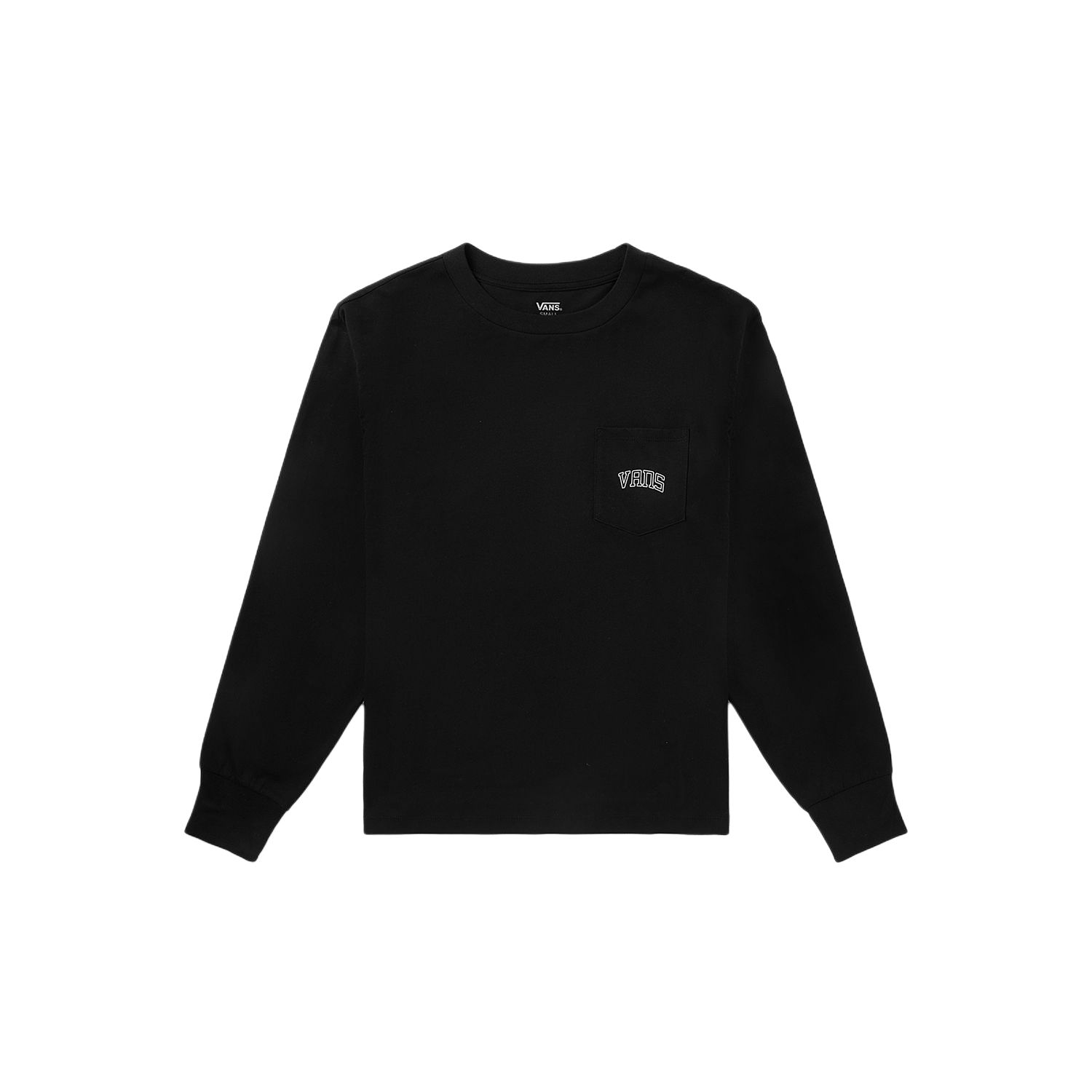 

Vans Футболка с длинным рукавом и заниженным плечом Women's Black, Черный, Vans Футболка с длинным рукавом и заниженным плечом Women's Black