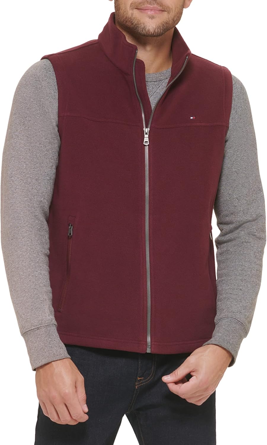 

Легкий мужской жилет Tommy Hilfiger Polar Fleece, Burgundy