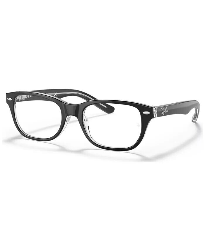 

RY1555 Детские квадратные очки Ray-Ban Jr, черный