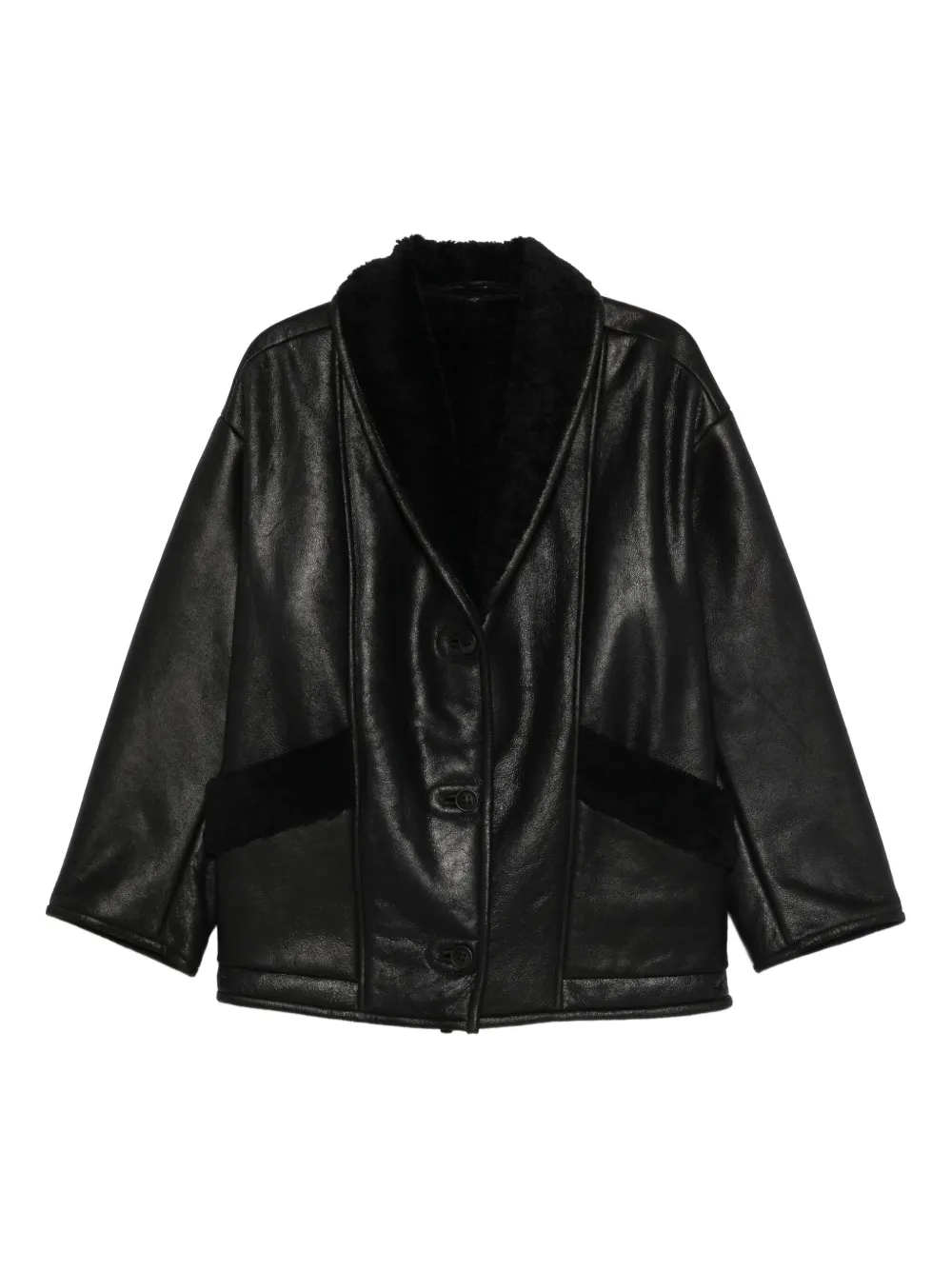 

Куртка с заостренными лацканами Salvatore Santoro, черный