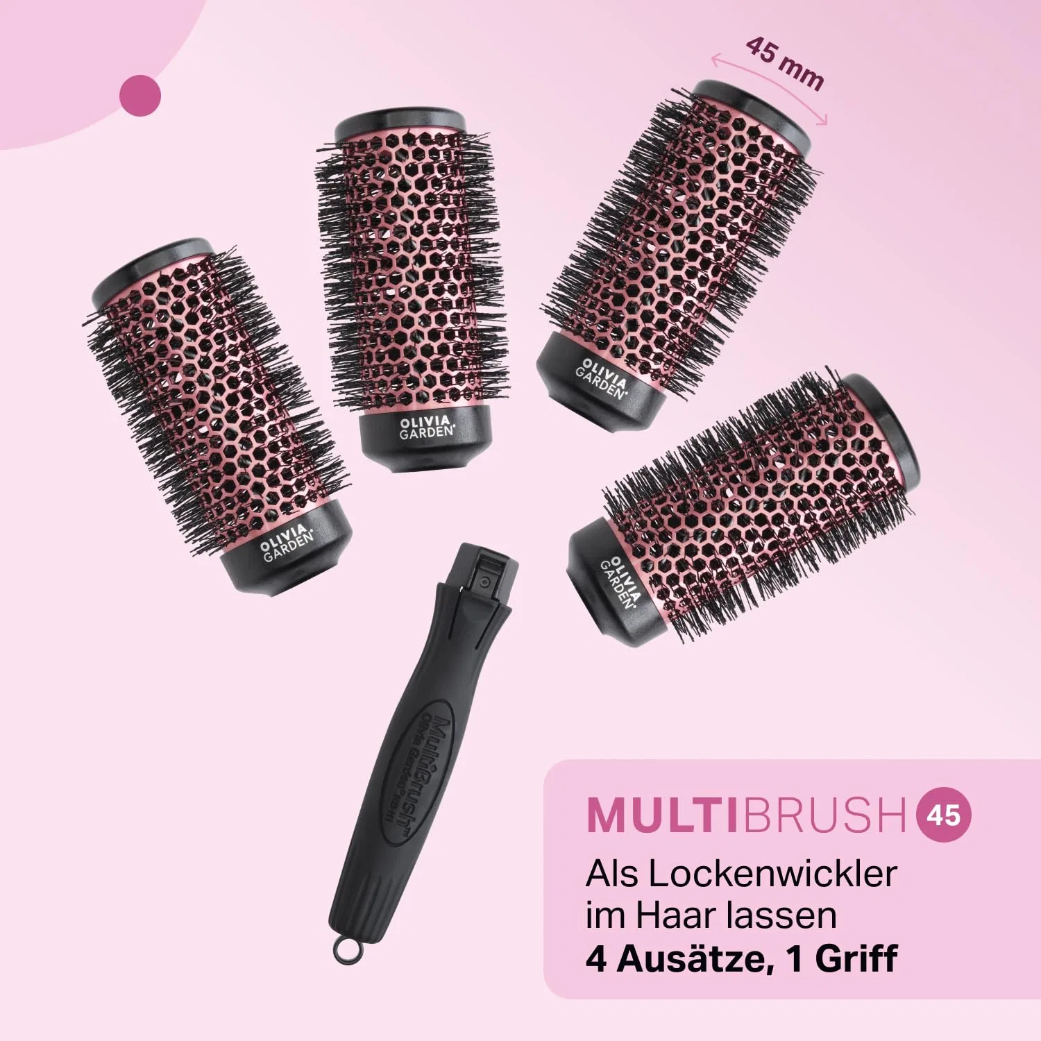 Набор бигуди «Multibrush Curlers Kit» с 4 насадками от Olivia Garden Olivia Garden — фото 4