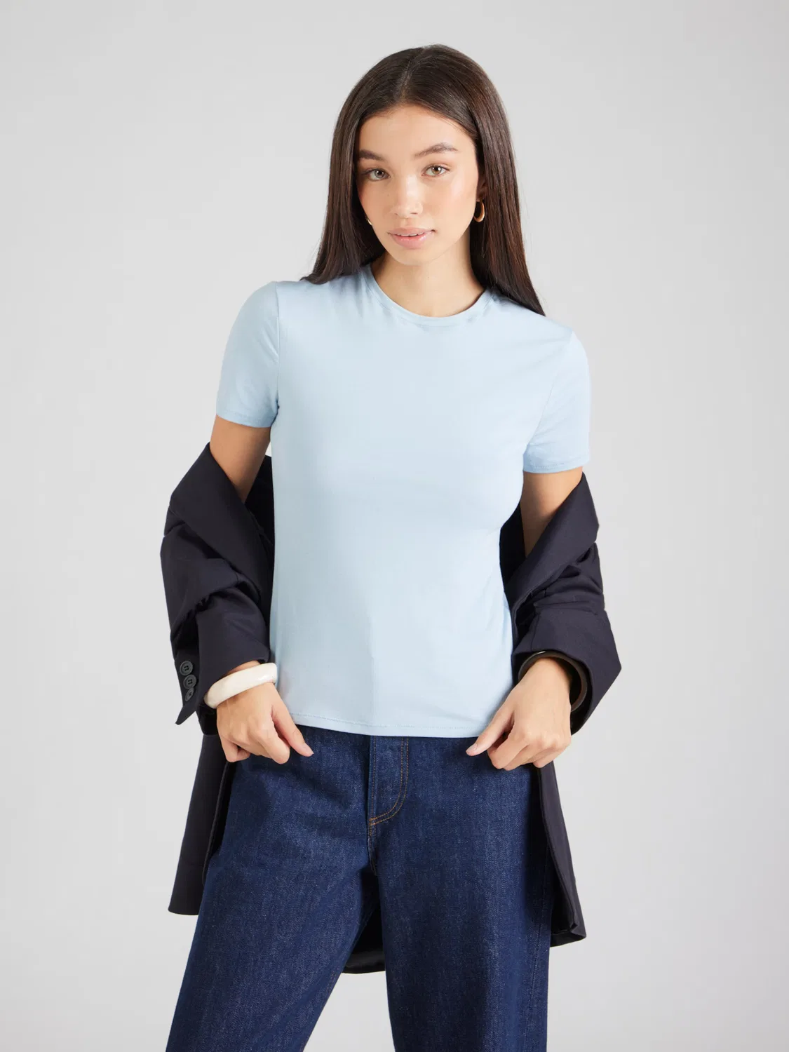 Толстовка Gap светло-голубого цвета — фото 3