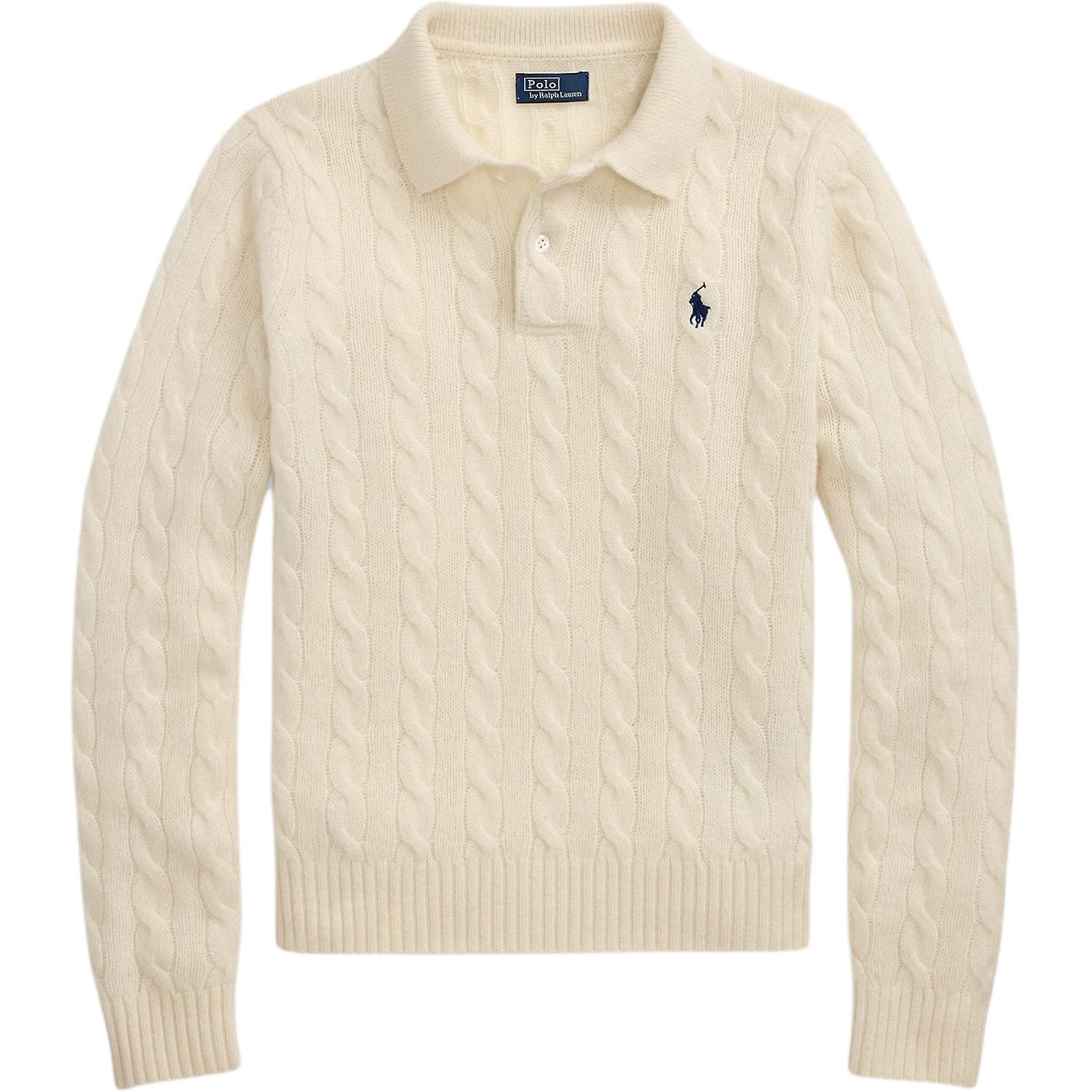 Поло с вышитым логотипом Polo Ralph Lauren, бежевый — фото 2