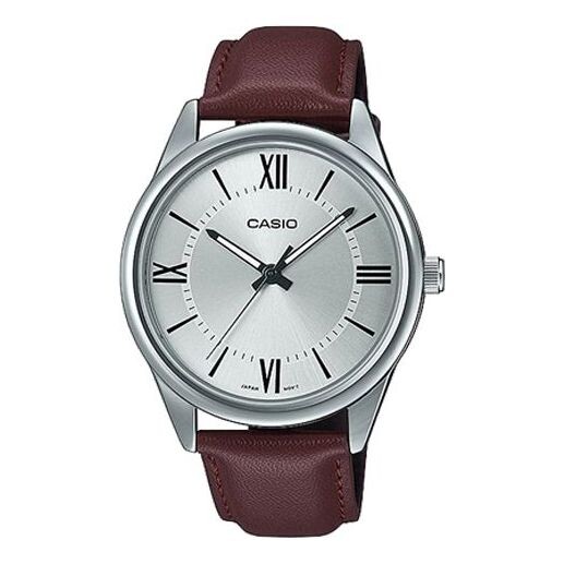 

Часы CASIO DRESS Series Vintage Businesses Men's Mens Silver Analog, цвет silver