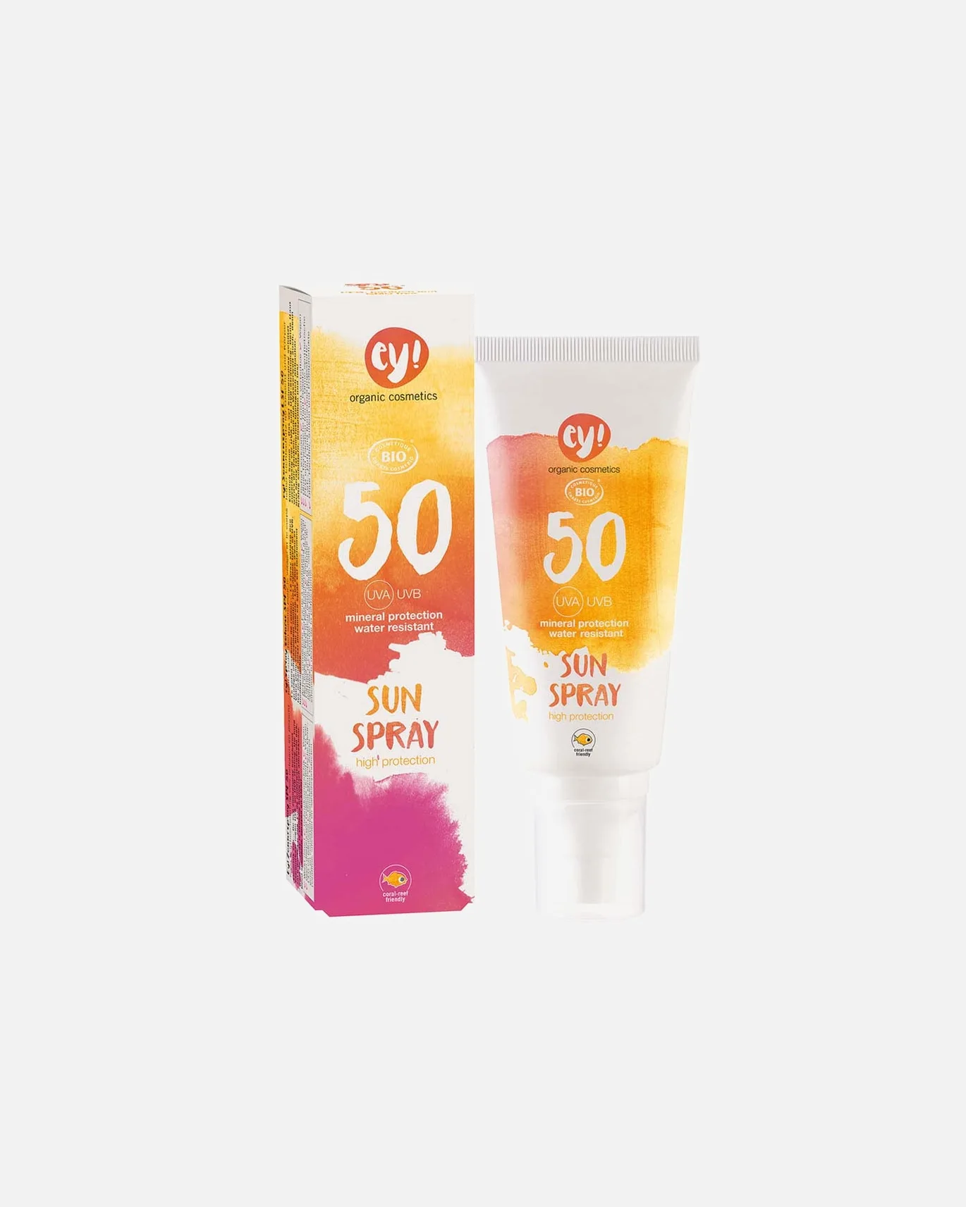 Солнцезащитный крем! Солнцезащитный спрей - SPF 50 Eco Cosmetics, 100 мл