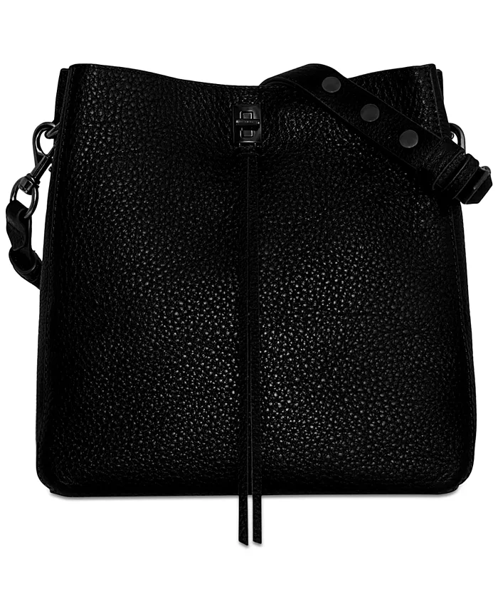 

Дарен Маленькая кожаная сумка через плечо Rebecca Minkoff, черный