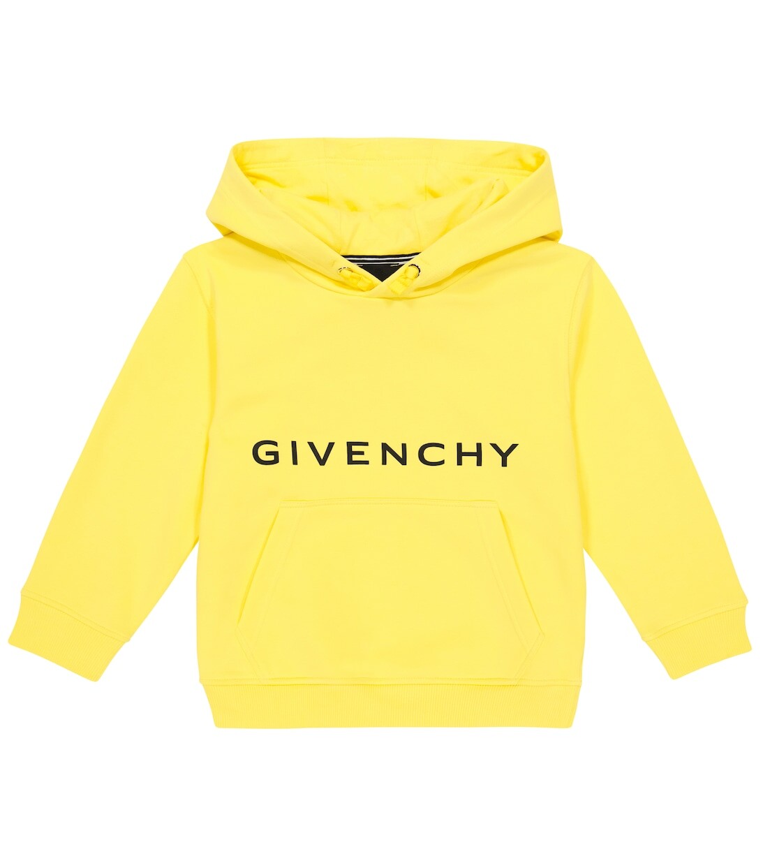

Худи из смесового хлопка с логотипом Givenchy Kids, желтый