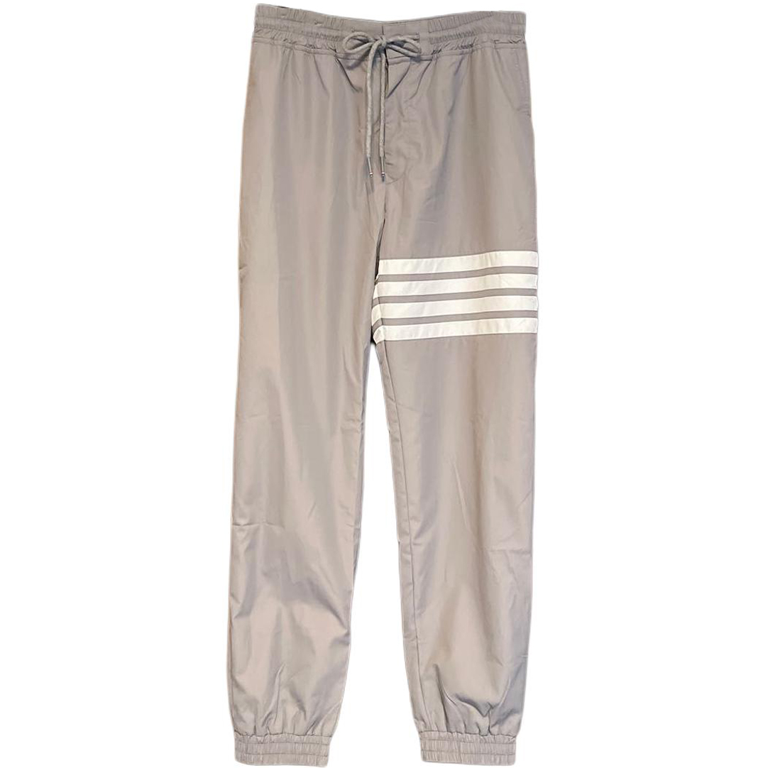 

Вязаные спортивные штаны мужские серые THOM BROWNE, серый